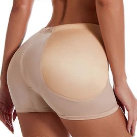 Culotte Gainante Sans Coutures Pour Rehausser Les Fesses Et Les Hanches-Beige-Enfants-5xl-Homme