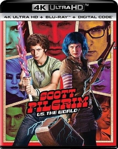 Scott Pilgrim Vs. The World [Ultra Hd] With Blu-Ray, 4k Mastering, Digital Copy, 2 Pack