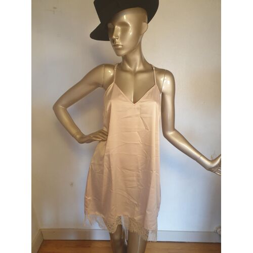 Nuisette En Satin Rose Admas Tm