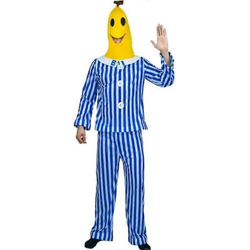 Homme Costume D'hôpital Cosplay D'halloween Avec Chapeau De Banane
