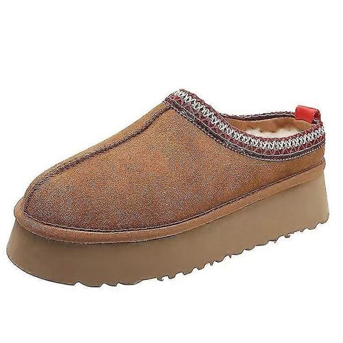 Pantoufles Pour Femmes Chaussures D'hiver Moelleuses D'intérieur Et D'extérieur-Adulte-38-Femme