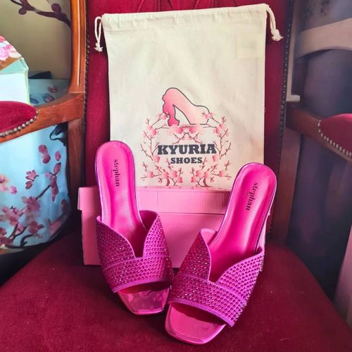 Sandale Rose Élègante Grande Taille