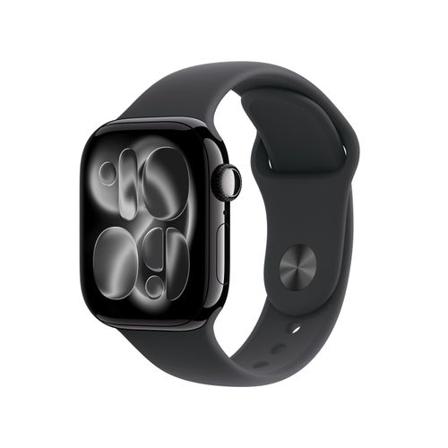 Apple Watch Series 11 - 42 mm Noir bracelet Noir GPS - Wifi M/L