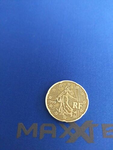 Pièce Rare De 20 Centimes D'euro Française Année 1999 Fauté Marianne La Semeuse Pièce Rare Pour Collectionneur Avisé Très Bonne Investissement Je Suis À Votre Disposition