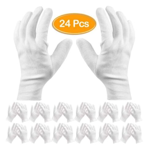 Pour Les Mains Sèches Et L'eczéma, Jewellery Check 24 Pack Blanc