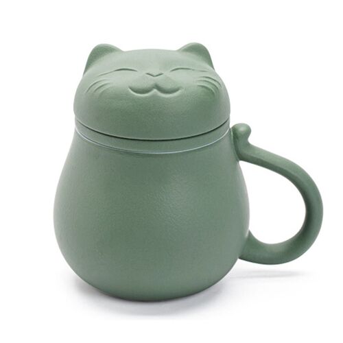 Tasse À Thé En Céramique Avec Passoire À Thé Et Couvercle (400 Ml), Tasse À Thé