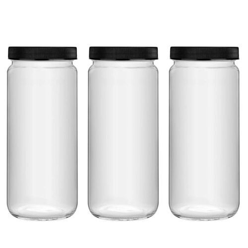 Pièces Bouteille De Jus En Verre De 500 Ml, Bouteille De Voyage En Verre