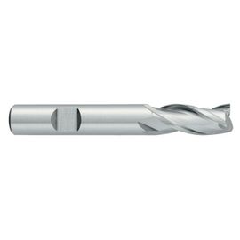 Fraise universelle à 3 dents DIN844-3 HSSE-Co8% queue Weldon 10 mm longueur de coupe 22 mm dia. 10 mm MW-Tech UF3L10