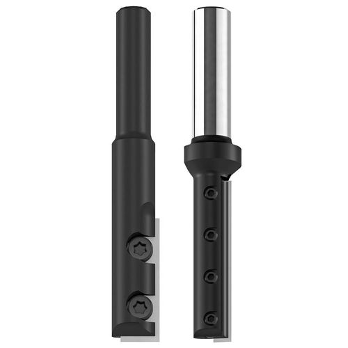 Fraise droite pour défonceuse dia. 12 mm L 50 mm stratifié MDF bois dur tendre MW-Tech IRC41-12521