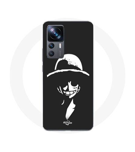 Coque Xiaomi 12t Monkey D. Luffy Black And White