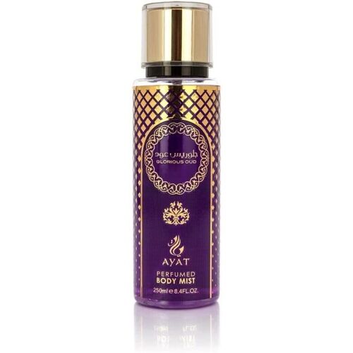 Brume Corporelle - Ayat Perfumes - Glorious Oud - 250ml - Senteurs Orientales - Eau De Parfum 