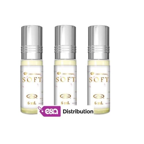 Lot De 3 Muscs Parfums Soft De Al Rehab - 6ml 