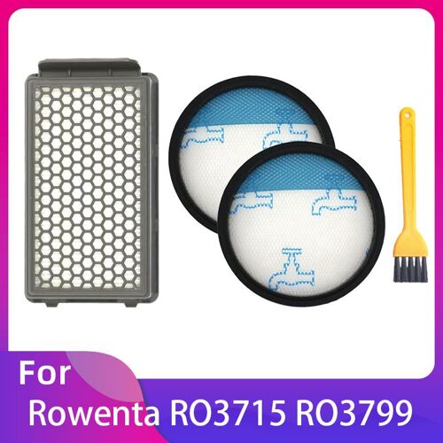 Kit De Filtre Hepa De Rechange, Pi¿¿ces De Rechange Pour Aspirateur Cyclone ? Puissance Compacte, Pour Rowenta Ro3715/3759/3798/3799/3718 Samurai Sg375 9109-May22322