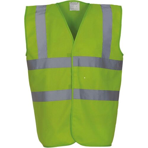 Gilet haute visibilité YOKO Vert Citron XXL