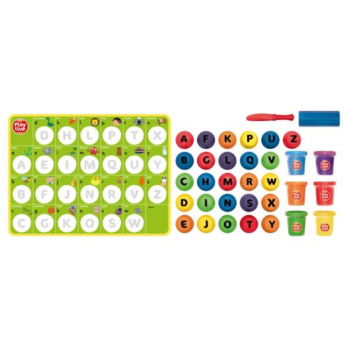 Playtive Set de pâte à modeler (Alphabet)