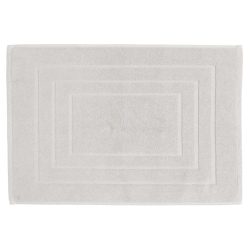 Tapis de bain coton 1000g/m2 collection NAÏA 60x40 cm blanc Craie