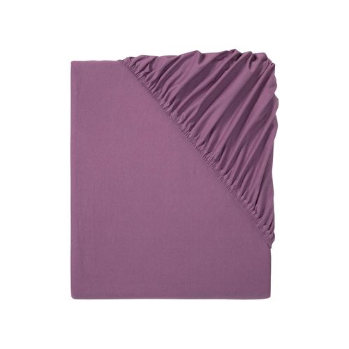 LIVARNO home Drap-housse en jersey pour surmatelas, 180-200 x 200 cm (violet)