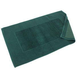 Tapis de bain antidérapant 60x90 cm velours PRESTIGE vert Kaki