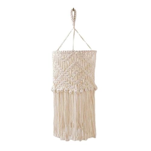 Macrame Lampe Abat-jour Boho Suspension Suspension Couverture Bureau Moderne Chambre Salon Chambre Dortoir Bohème Décoration intérieure