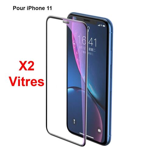 Vitre De Protection Intégrale En Verre Trempé Pour Iphone 11 - Lot De 2