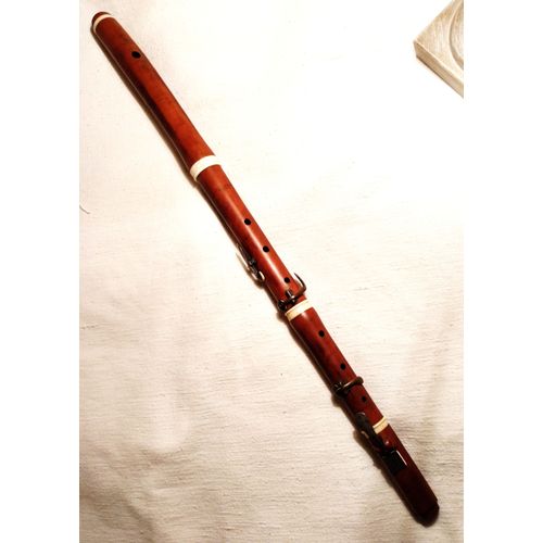 Flûte Traversière En Bois Début 19ème Siècle