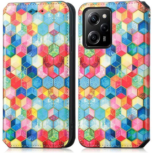 Coque pour POCO X5 Pro 5G / Xiaomi Redmi Note 12 Pro 5G, etui Housse en Cuir a Rabat avec Dessin Flip Cover Case Portefeuille avec Porte Carte, Fermeture Magnetique pour POCO X5 Pro, Dessin 4