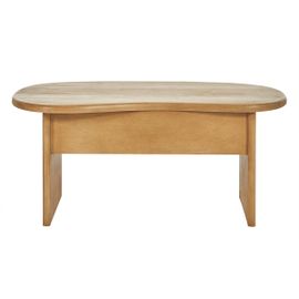 Table Basse Relevable Design Haricot Avec Rangement En Bois Manguier Massif L95 Cm Kokoa