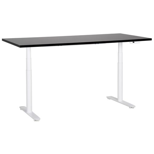 Électrique Table À Hauteur Ajustable 180 X 80 Noir Destin Iv