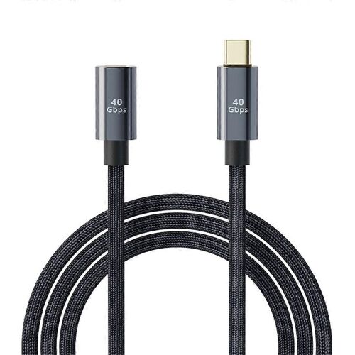 Câble adaptateur Type-C Convertisseur OTG Mâle Femelle 100W 40Gb Super Transfert de Données