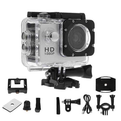 Plongée étanche 1080P pour HD Sports Caméra Casque Cam Cam Vidéo Caméscope DVR DV A