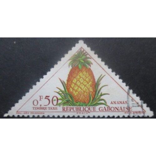 Gabon Taxe N°34 Ananas Oblitéré