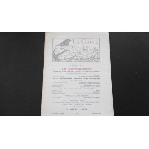 René Daumal - Les Amis De La Grive - Revue Littéraire La Grive - Numéro 138 - Éd Les Amis De La Grive - Avril 1968