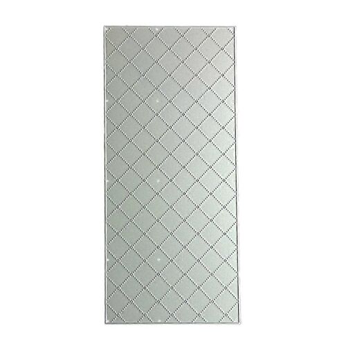 Diamond Grid Rectangle Embossing Pochoir Wedding Invitation Making Accessories