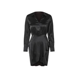 Esmara® Robe En Satin Femme (Noir)