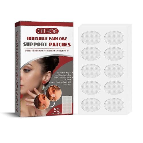 50patches Invisible Ear Lift Pour Le Ruban De Support Du Lobe De L'oreille Parfait Pour Étiré 