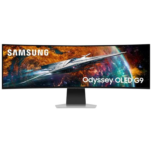 Samsung Odyssey OLED G9 S49CG954SU - G95SC Series - moniteur OLED - Intelligent - jeux - incurvé - 49" - 5120 x 1440 UWQHD @ 240 Hz - 250 cd/m² - 1000000:1 - DisplayHDR 400 True Black - 0.03 ms -...