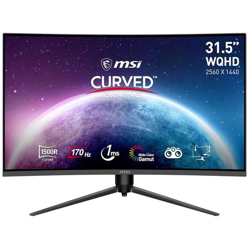 MSI G32CQ5P 31.5 LED 2560x1440 170Hz NOIR