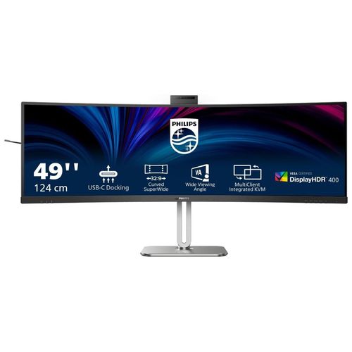 Philips 49B2U5900CH 49" LCD, VA, LED backlight, 5120x1440 pixel, 32:9, HDR: DisplayHDR 400, 3000:1