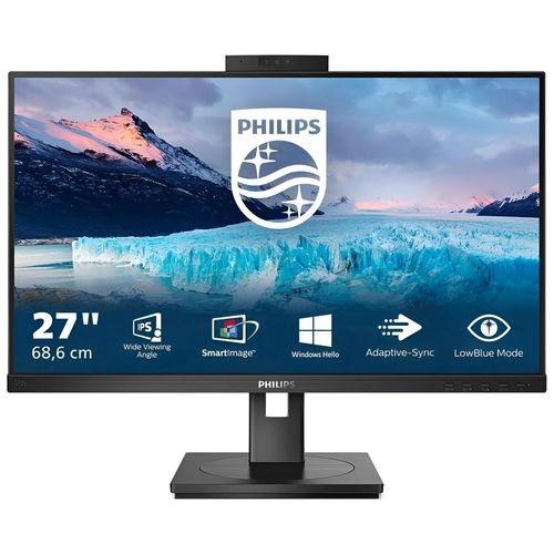 Philips S-line 272S1MH - Écran LED - 27" - 1920 x 1080 Full HD (1080p) @ 75 Hz - IPS - 250 cd/m² - 1000:1 - 4 ms - HDMI, DVI-D, VGA, DisplayPort - haut-parleurs - noir