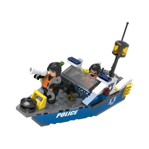Ensemble Playtive Clippys S (bateau de police)