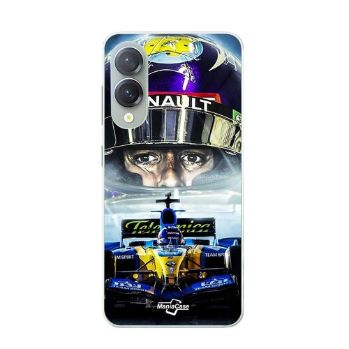 Coque Pour Samsung Galaxy S25 Edge Renault R25 Aston Martin F1 Fernando Alonso
