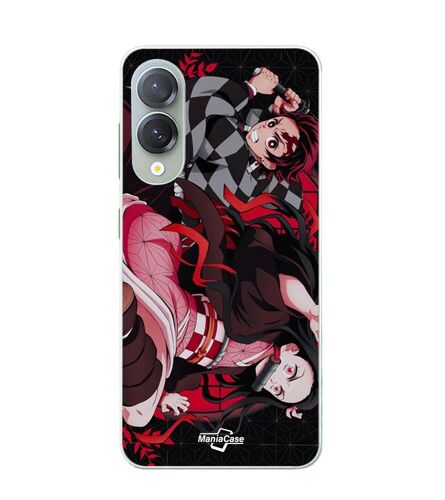Coque Pour Samsung Galaxy S25 Edge Demon Slayer Tanjiro Nezuko Attaque Combat