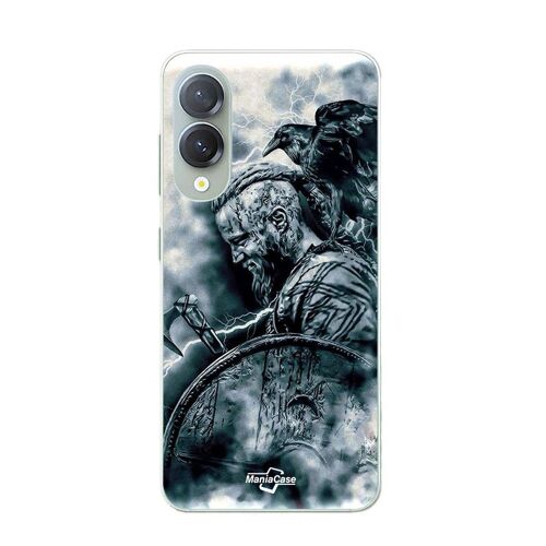 Coque Pour Samsung Galaxy S25 Edge Vikings Ragnar Lothbrok Bouclier Corbeau