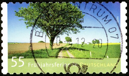 Timbre Oblitéré Frühjahrsferien In Deutschland, 2012, 55