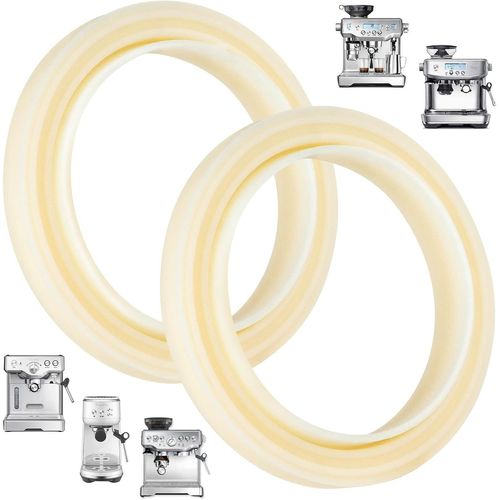 Lot de 2 joints d'étanchéité à vapeur en silicone 54 mm,sans BPA,pour machine à expresso Breville 878/870/860/840/810/500/450/Sage 500/870/875/880/810/878