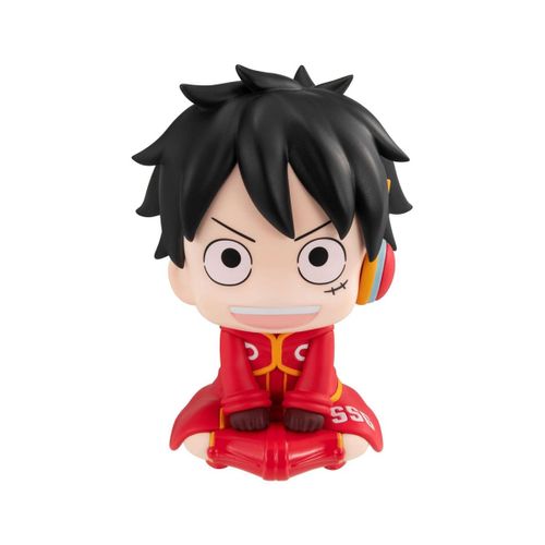 One Piece - Statuette Look Up Monkey D. Luffy Future Island Egghead Ver. 11 Cm (Avec Cadeau)