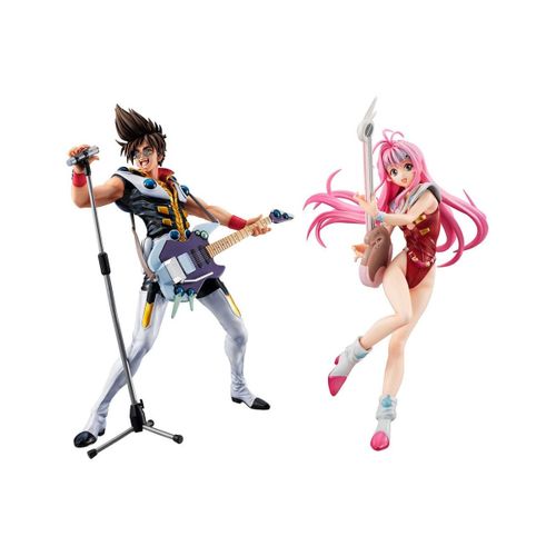Macross 7 - Statuette Fire Bomber Live Stage 23 Cm