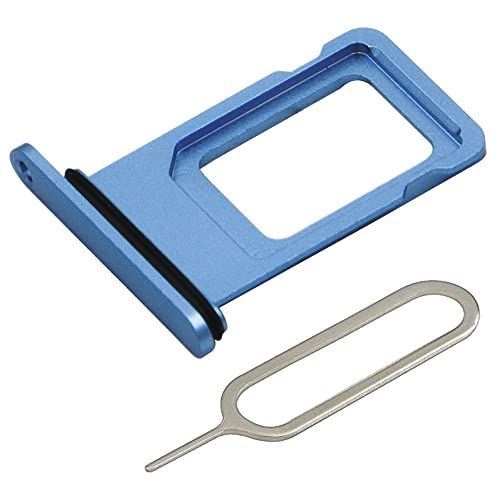 Mmobiel Tiroir Carte Sim De Rechange Compatible Avec Iphone 12-6.1 Inch - 2020 - Incl. Joint En Caoutchouc Et L'epingle Sim - Support Carte Sim - Bleu - Iphone 12 Bleu - 1x