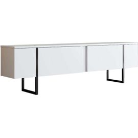 Meuble Tv En Aggloméré Et Métal Luxe