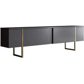 Meuble Tv En Aggloméré Et Métal Luxe